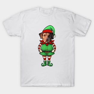 Chesapeake Bay Retriever Christmas Elf T-Shirt